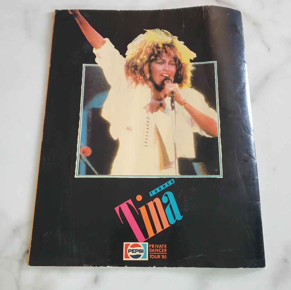 Tina Turner Private Dancer 1985 Concert Tour Program Book